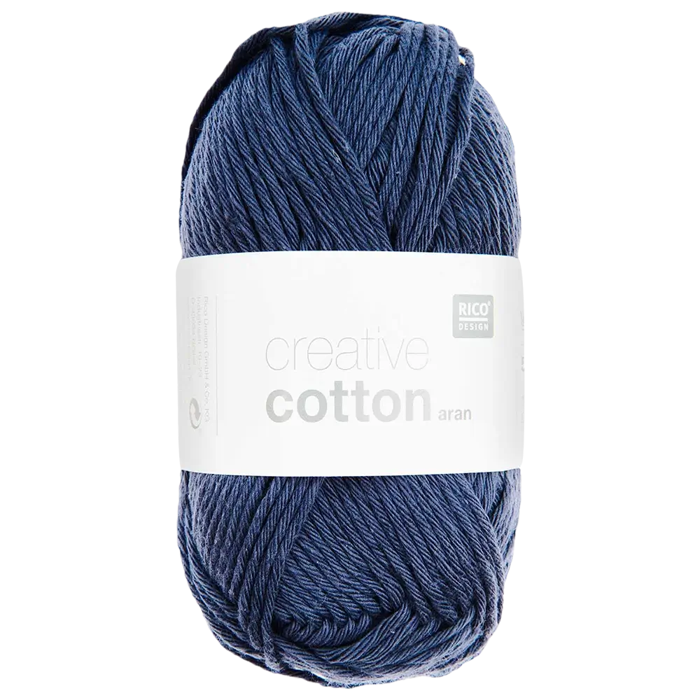 #Farbe_Rico Design Creative Cotton Aran | 19 Nachtblau