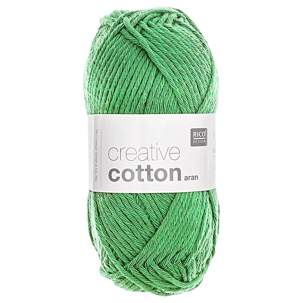 #Farbe_Rico Design Creative Cotton Aran | 40 Hellgrün