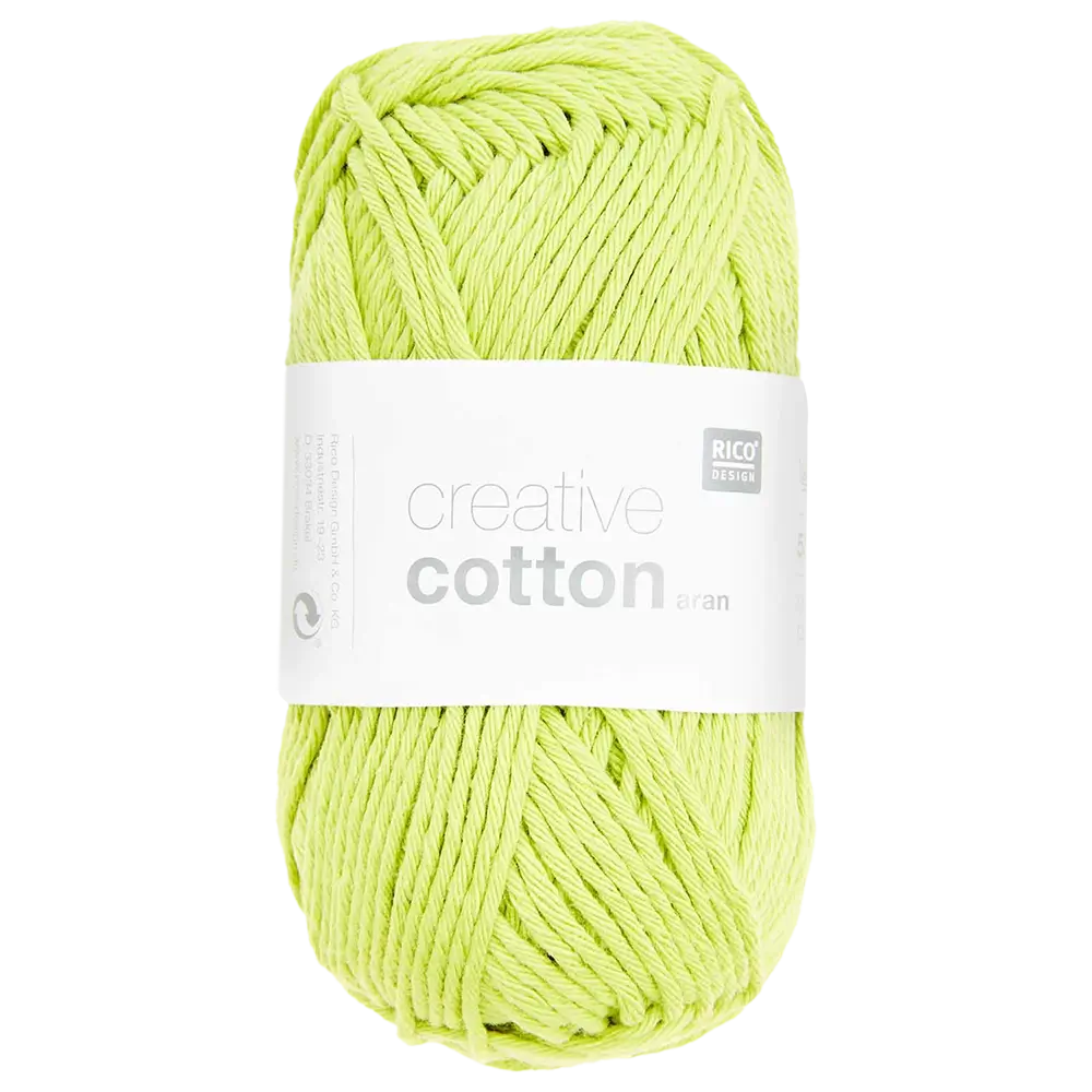 #Farbe_Rico Design Creative Cotton Aran | 44 Pistazie hell