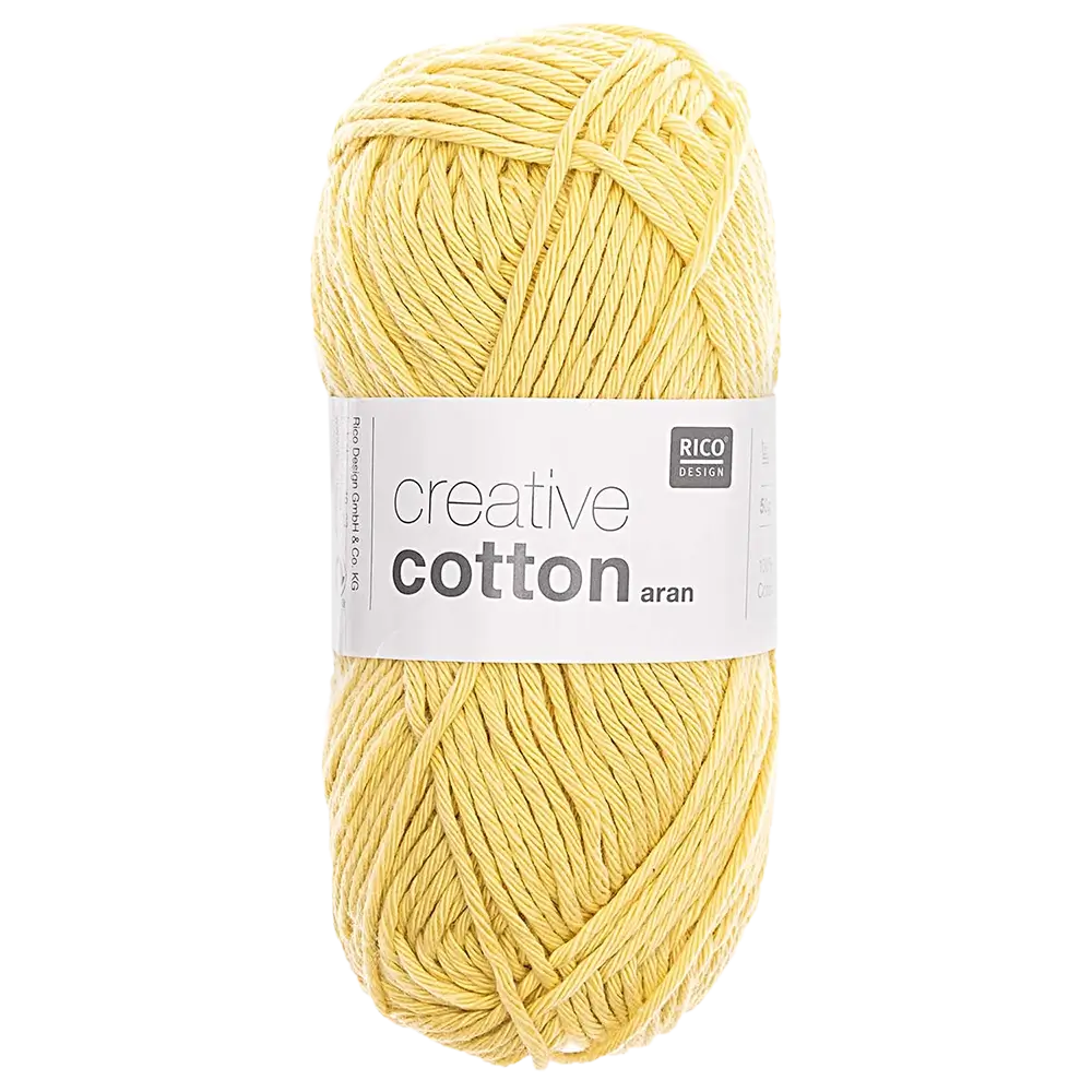 #Farbe_Rico Design Creative Cotton Aran | 63 Hellgelb
