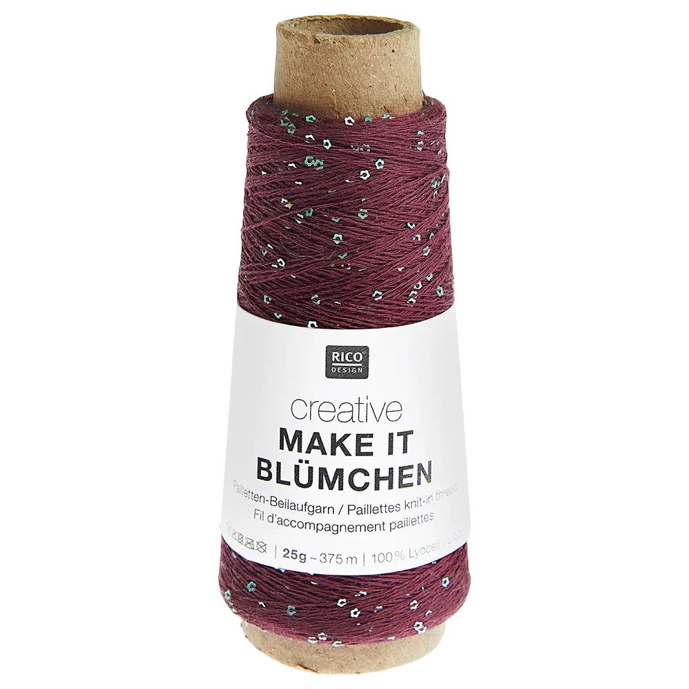 #Farbe_Rico Design Creative Make it Blümchen | 016 Bordeaux