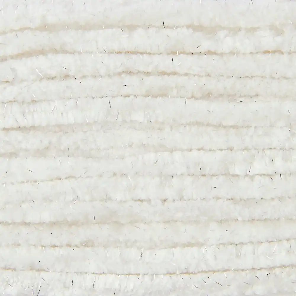 #Farbe_Rico Design Chenillove Sparkle | 001 Creme