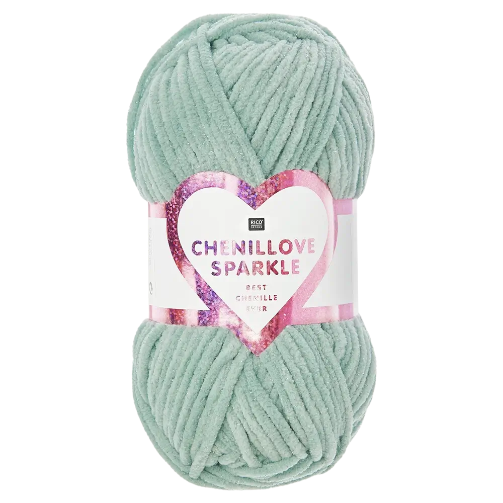 #Farbe_Rico Design Chenillove Sparkle | 004 Aqua