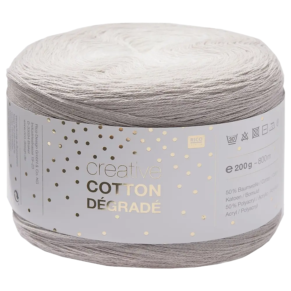 #Farbe_Rico Design Creative Cotton Dégradé | 001 Natur