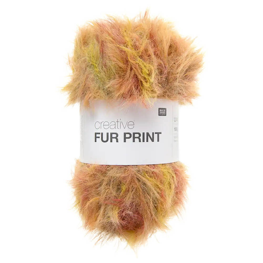 #Farbe_Rico Design Creative Fur Print | 002 Warm Shades
