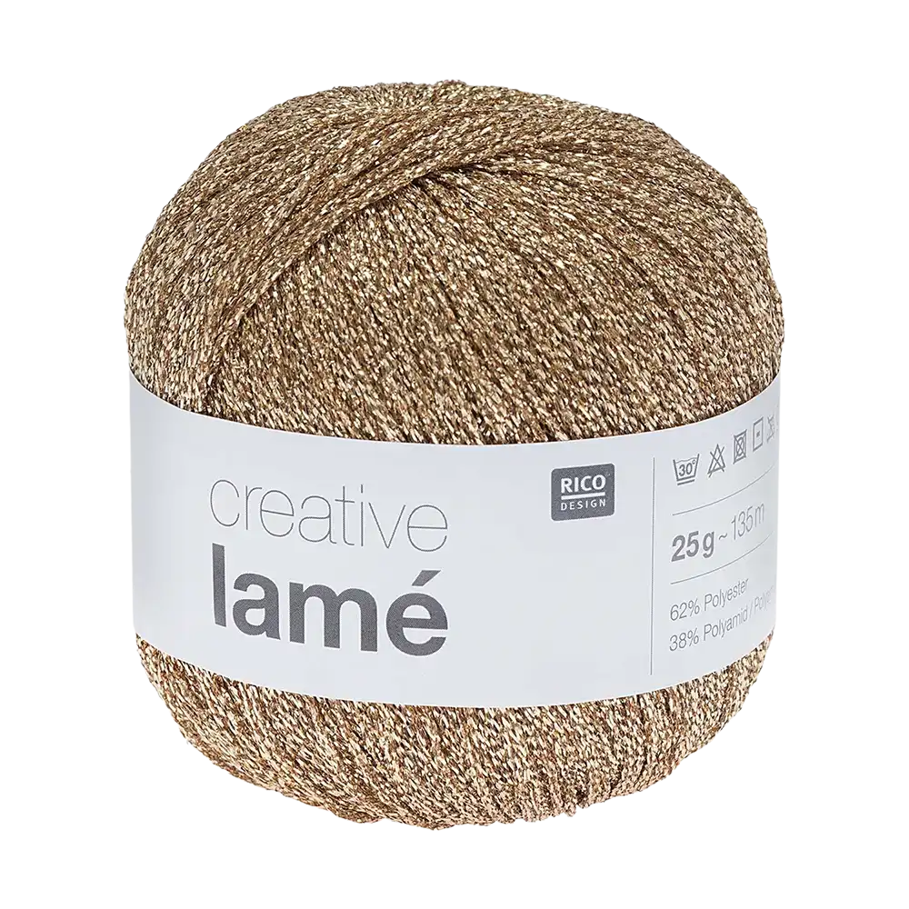 #Farbe_Rico Design Creative Lamé | 002 Gold