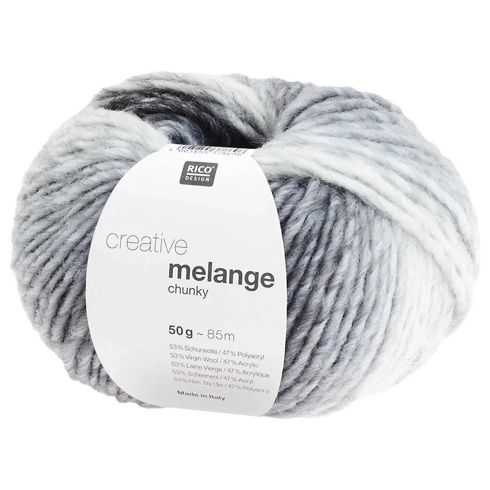#Farbe_Rico Design Creative Melange Chunky | 007 Grau