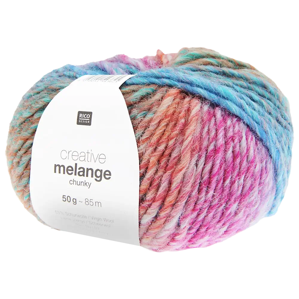 #Farbe_Rico Design Creative Melange Chunky | 046 Türkis-Mageneta