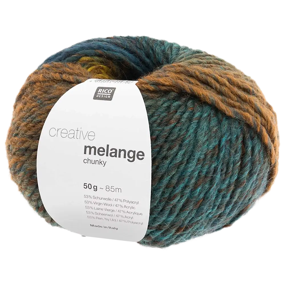 #Farbe_Rico Design Creative Melange Chunky | 053 Zimt-Azur