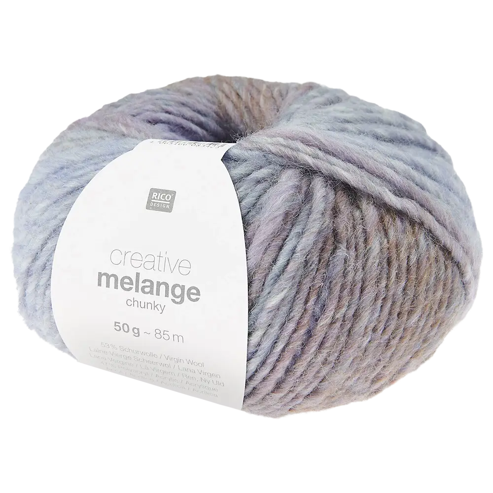 #Farbe_Rico Design Creative Melange Chunky | 081 Soft Violets