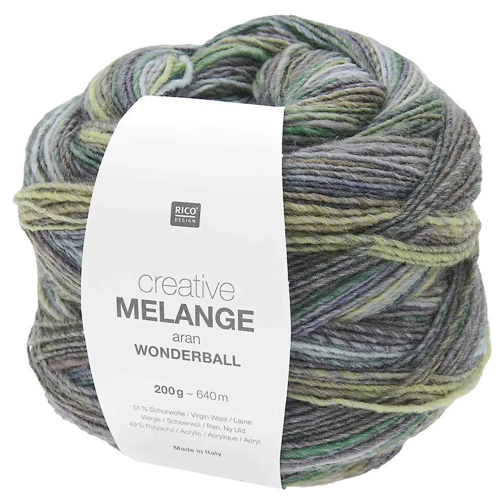 #Farbe_Rico Design Creative Melange Wonderball | 024 Forest
