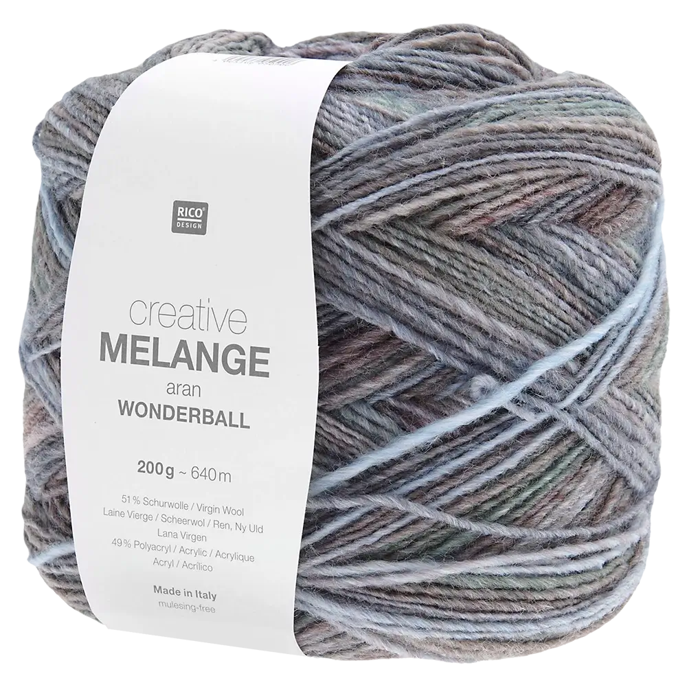 #Farbe_Rico Design Creative Melange Wonderball | 028 Clouds
