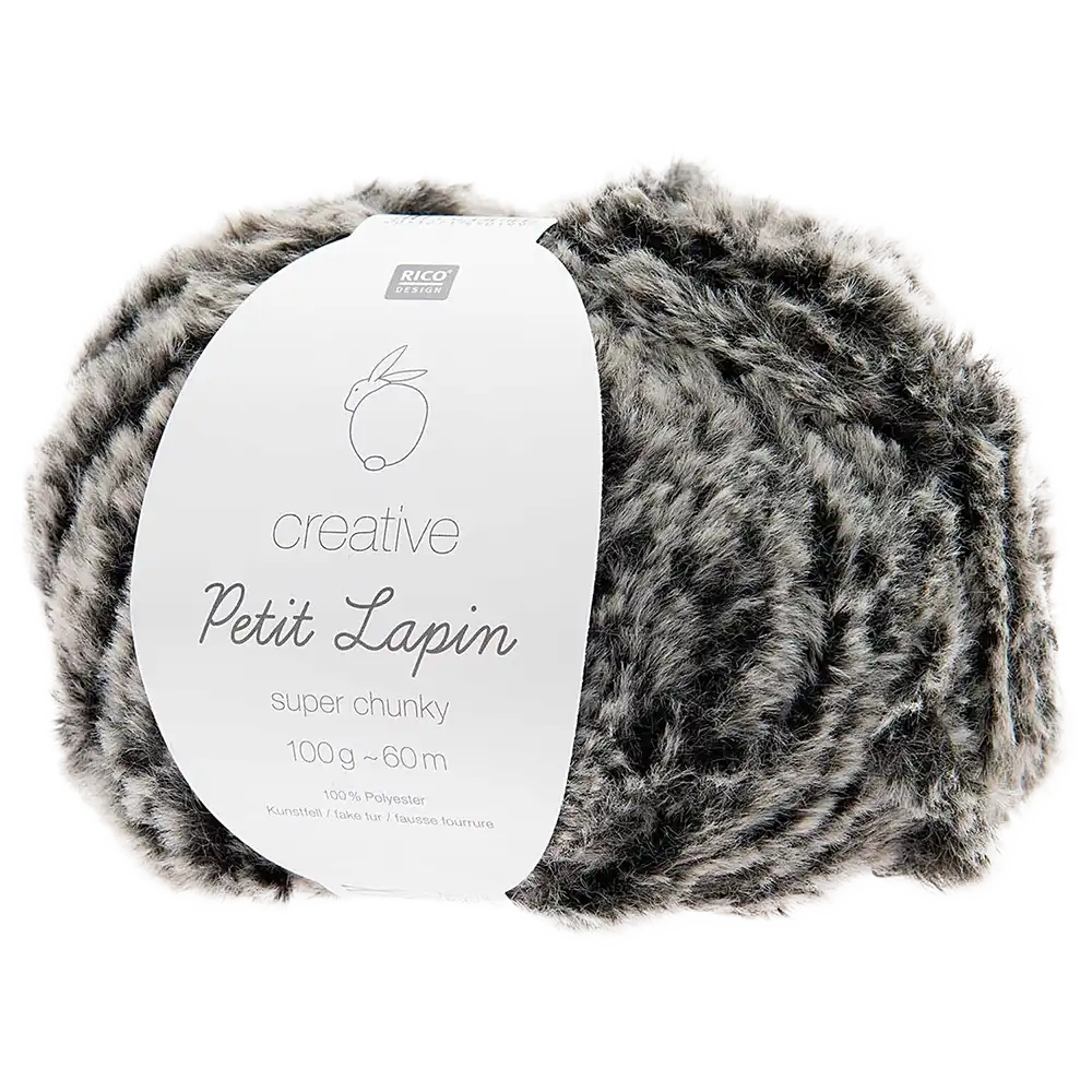 #Farbe_Rico Design Creative Petit Lapin Super Chunky | 008 Anthrazit