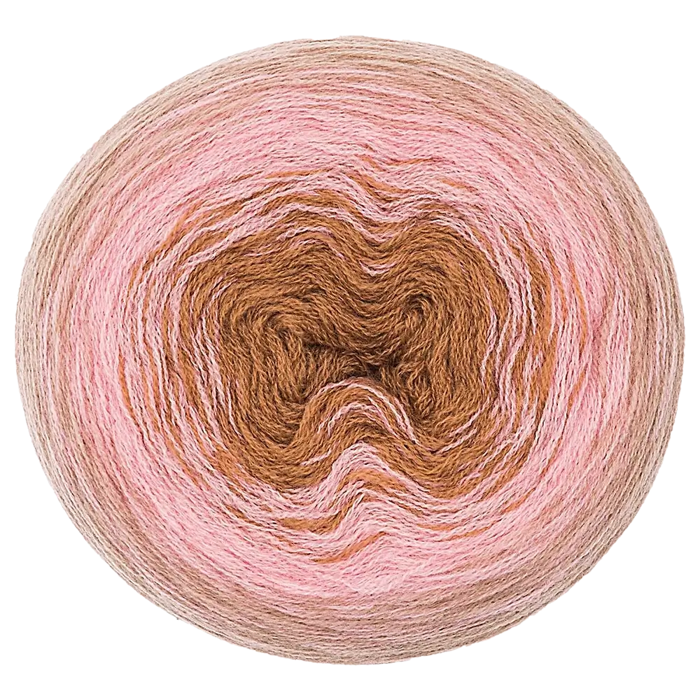 #Farbe_Rico Design Creative Wool Dégradé | 007 Rosa-Natur