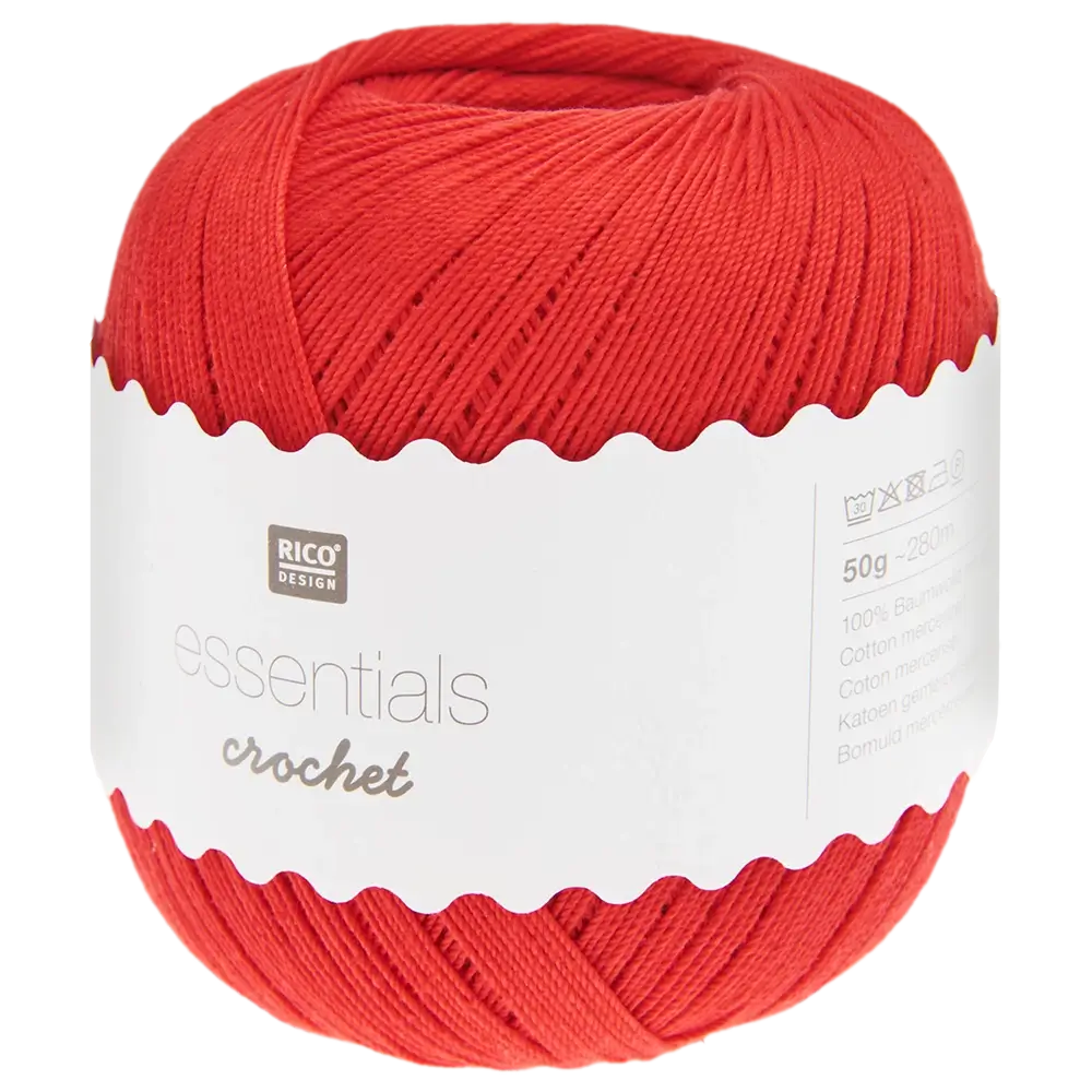#Farbe_Rico Design Essentials Crochet | 004 Rot