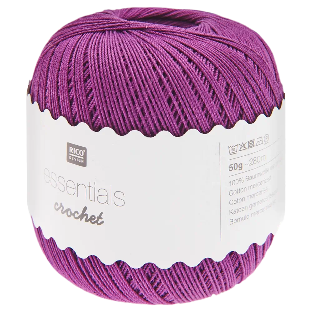 #Farbe_Rico Design Essentials Crochet | 007 Lila