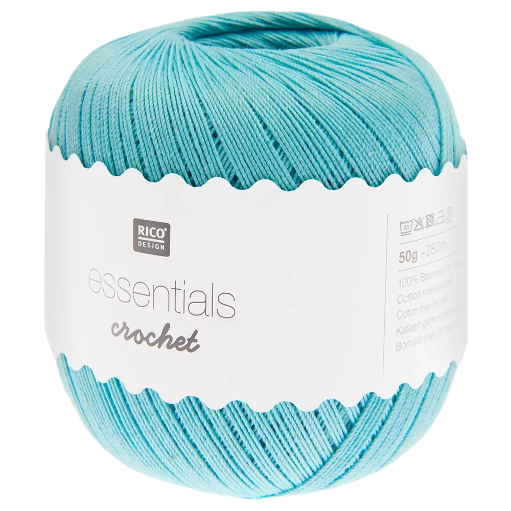 #Farbe_Rico Design Essentials Crochet | 010 Türkis
