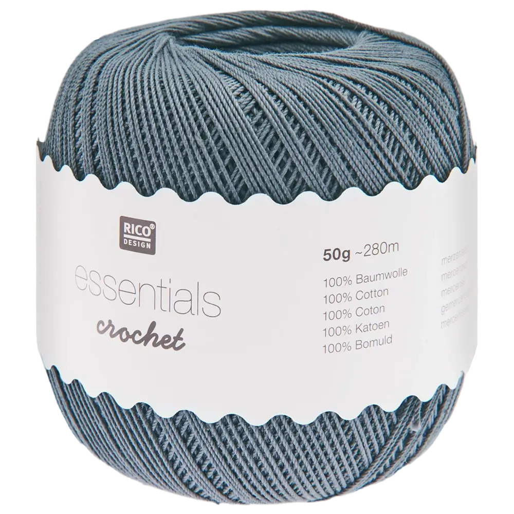 #Farbe_Rico Design Essentials Crochet | 011 Mausgrau