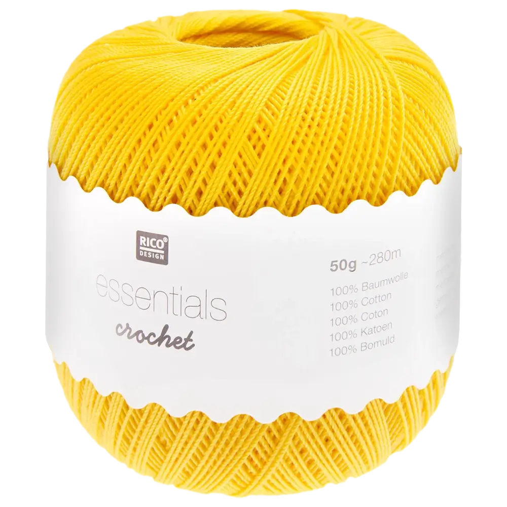 #Farbe_Rico Design Essentials Crochet | 013 Gelb
