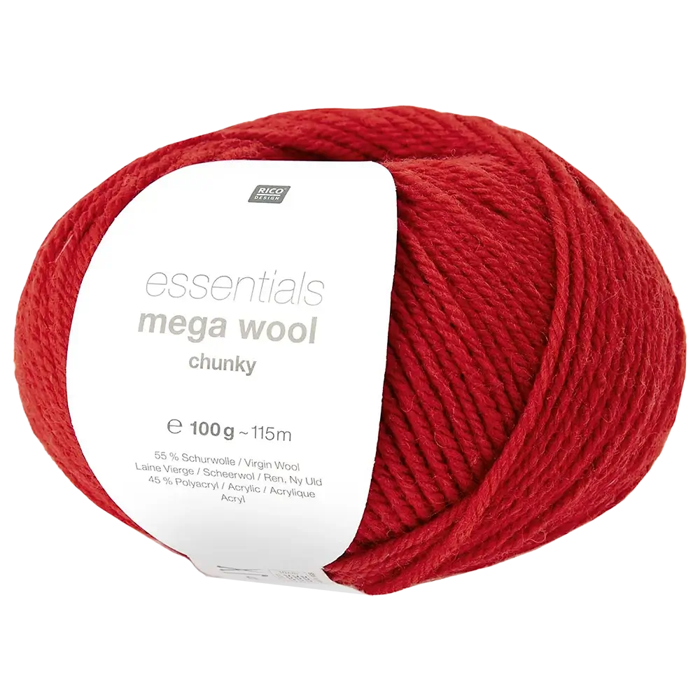 #Farbe_Rico Design Essentials Mega Wool Chunky | 009 Rot