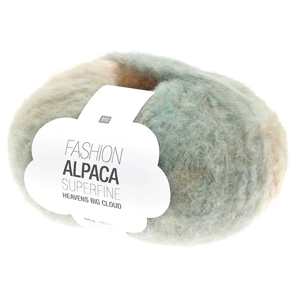 #Farbe_Rico Design Fashion Alpaca Superfine Heavens Big Cloud | 004 Earthy Rainbow