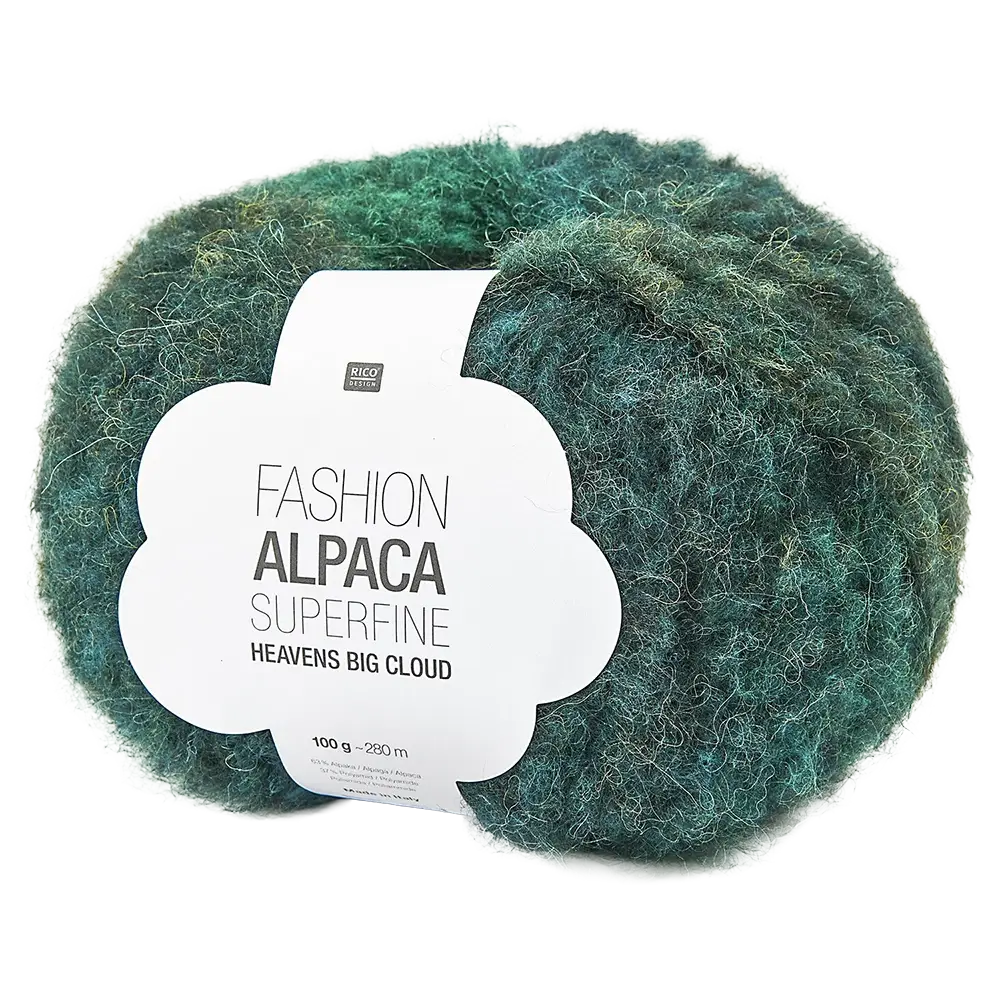 #Farbe_Rico Design Fashion Alpaca Superfine Heavens Big Cloud | 010 Green Forest