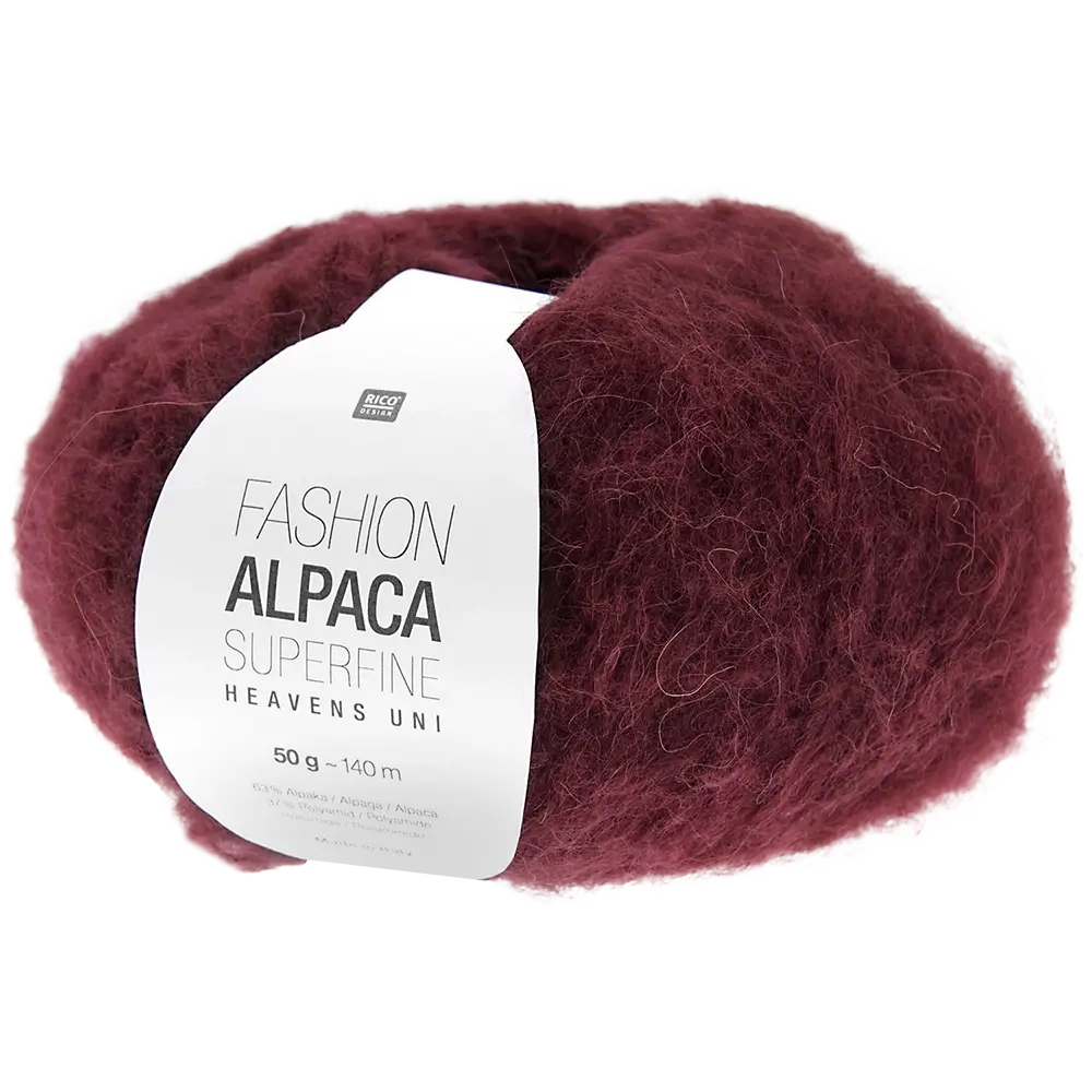#Farbe_Rico Design Fashion Alpaca Superfine Heavens Uni | 004 Bordeaux