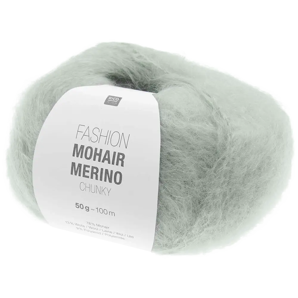 #Farbe_Rico Design Fashion Mohair Merino Chunky | 027 Lindgrün