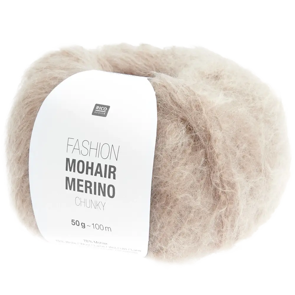 #Farbe_Rico Design Fashion Mohair Merino Chunky | 028 Nougat