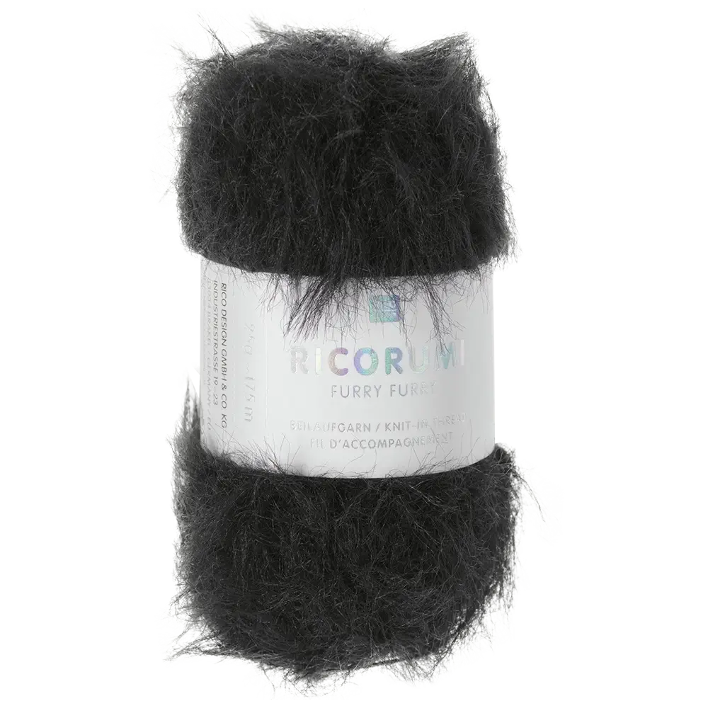 #Farbe_Rico Design Ricorumi Furry Furry | 011 Schwarz