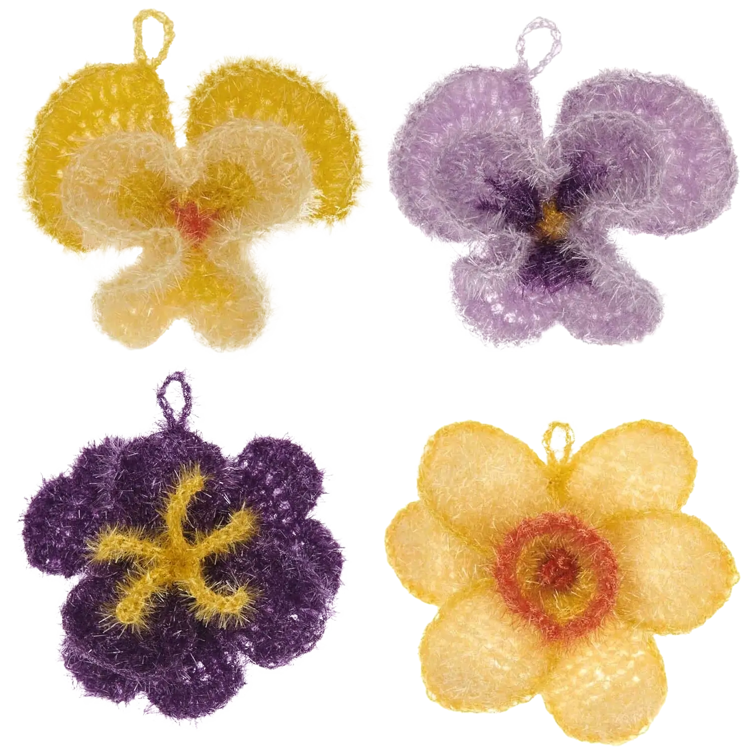 Frühlingsblumen (Häkelset)
