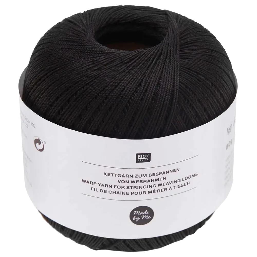 #Farbe_Rico Design Kettgarn | Schwarz