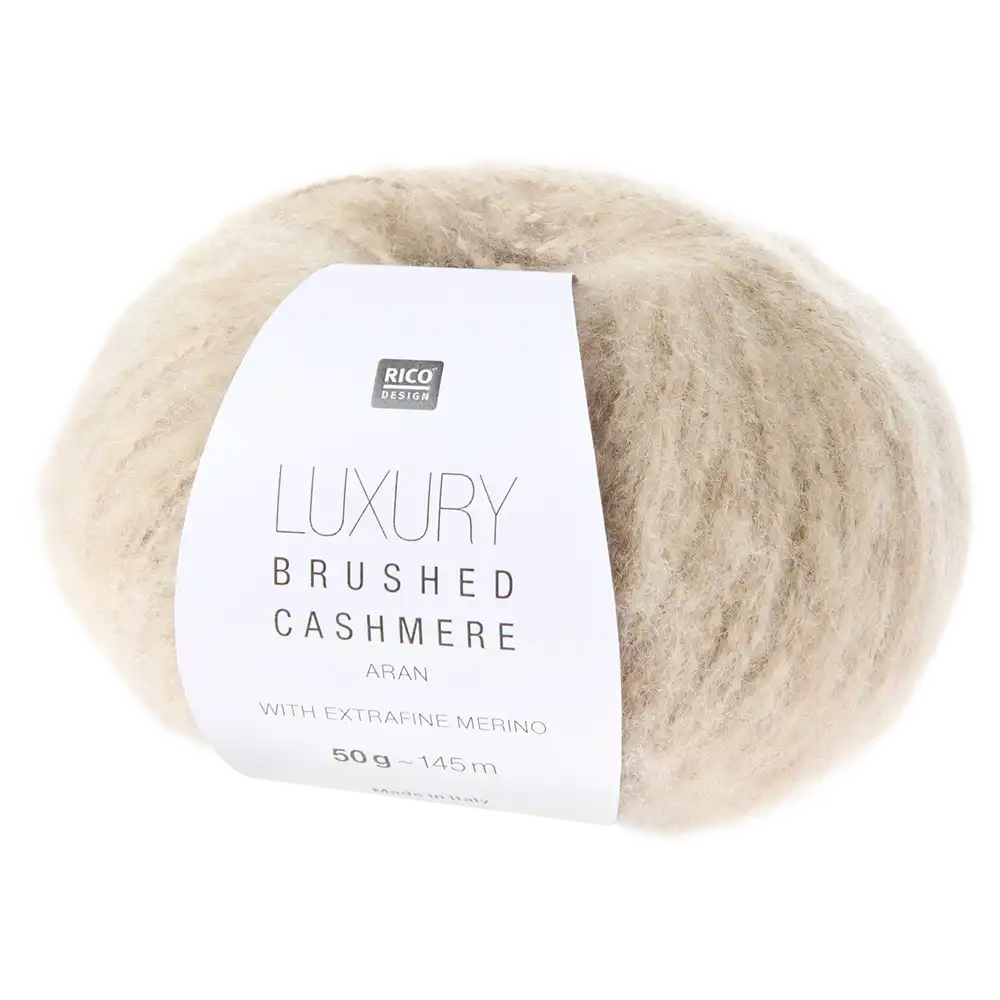 #Farbe_Rico Design Luxury Brushed Cashmere | 003 Greige