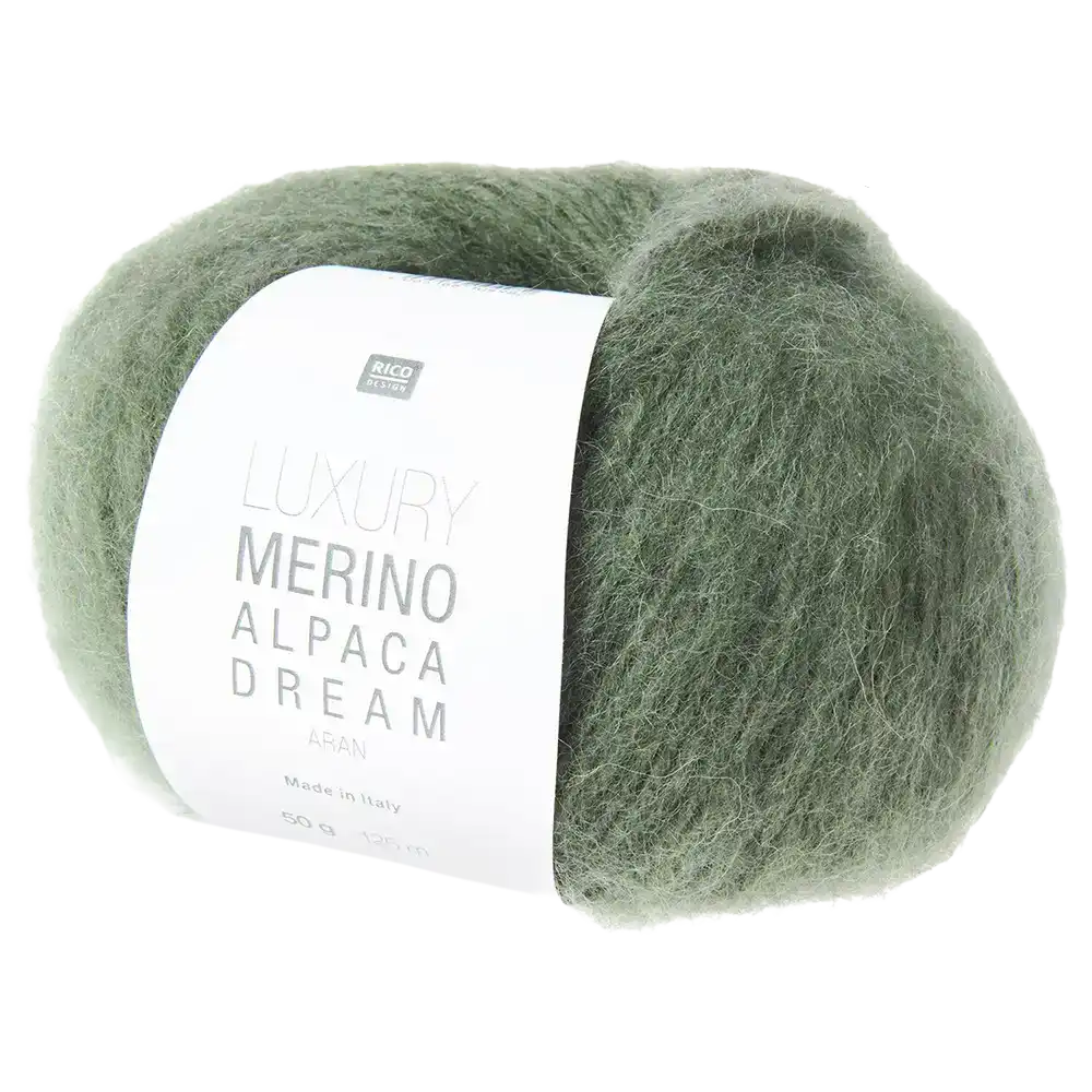 #Farbe_Rico Design Luxury Merino Alpaca Dream Aran | 011 Efeu