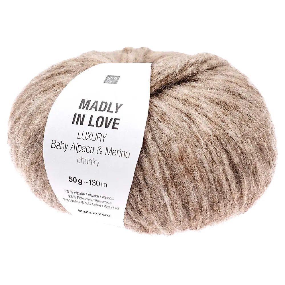 #Farbe_Rico Design Madly in Love Luxury Baby Alpaca & Merino | 002 Beige