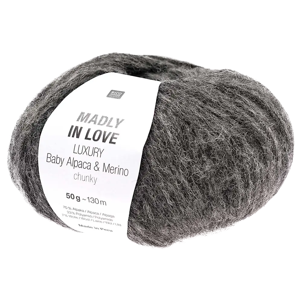 #Farbe_Rico Design Madly in Love Luxury Baby Alpaca & Merino | 004 Anthrazit