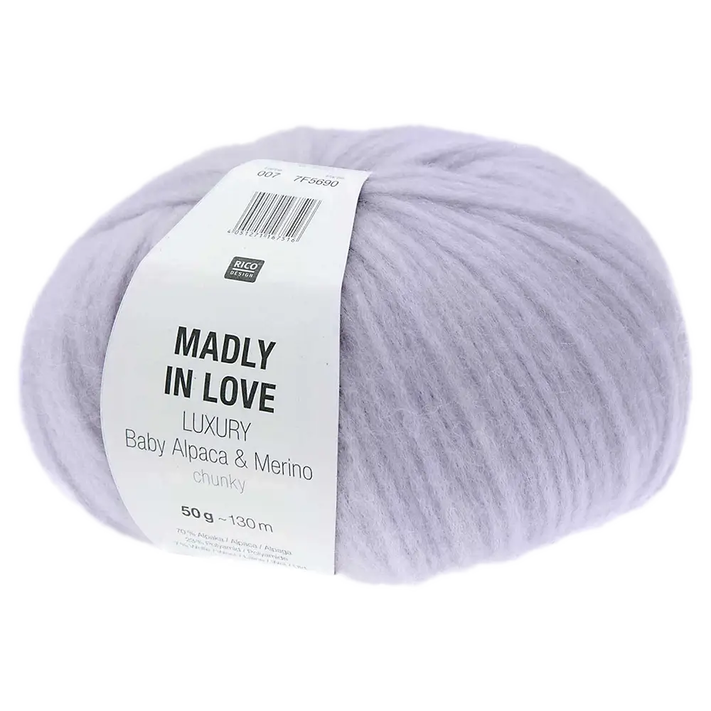 #Farbe_Rico Design Madly in Love Luxury Baby Alpaca & Merino | 007 Flieder