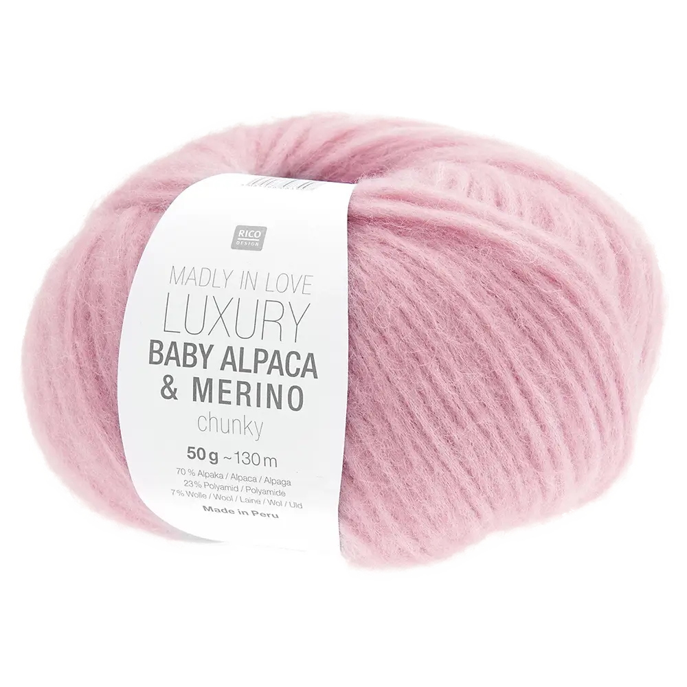 #Farbe_Rico Design Madly in Love Luxury Baby Alpaca & Merino | 009 Koralle
