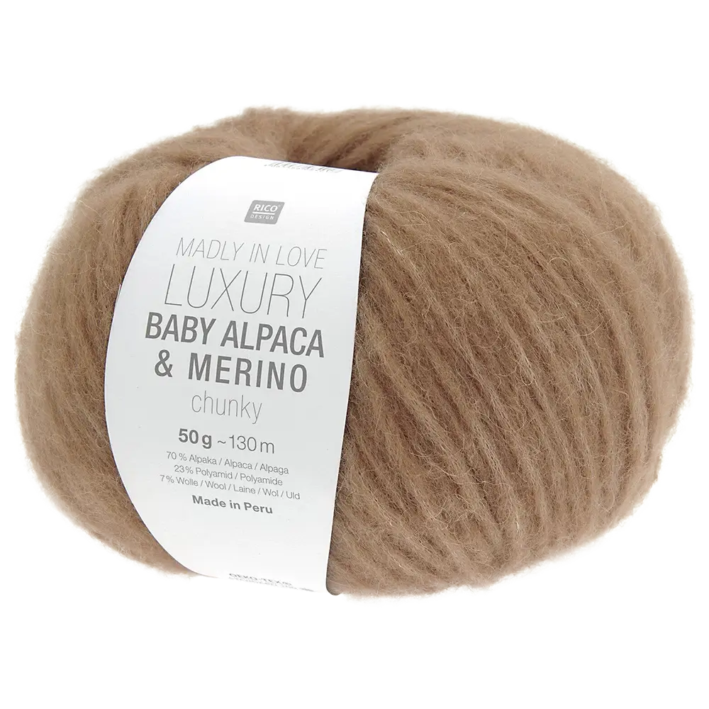 #Farbe_Rico Design Madly in Love Luxury Baby Alpaca & Merino | 011 Zimt