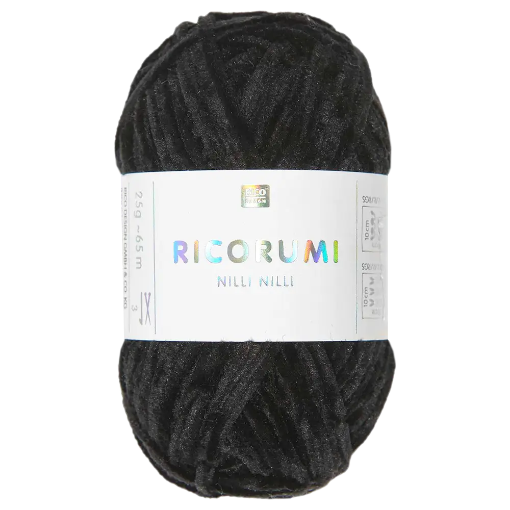 #Farbe_Rico Design Ricorumi Nilli Nilli | 027 Schwarz