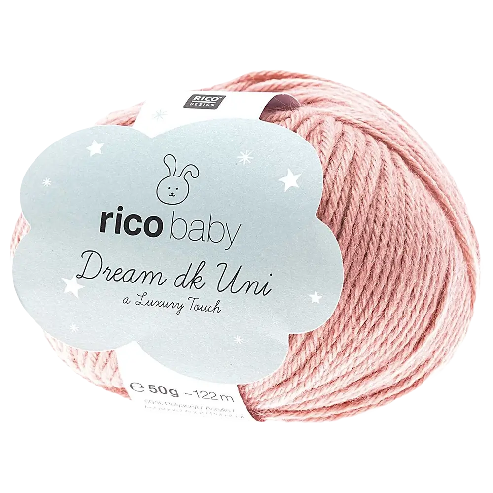 #Farbe_Rico Design Rico Baby Dream Uni | 007 Altrosa