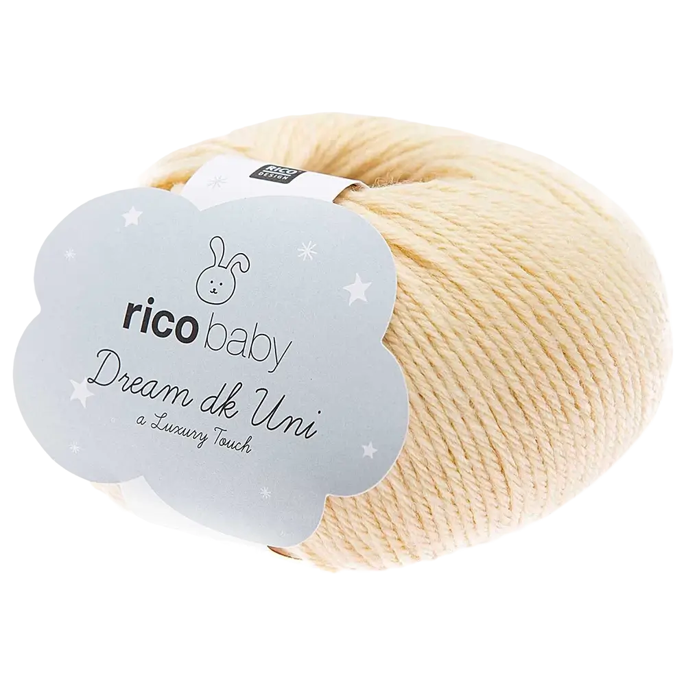 #Farbe_Rico Design Rico Baby Dream Uni | 012 Creme