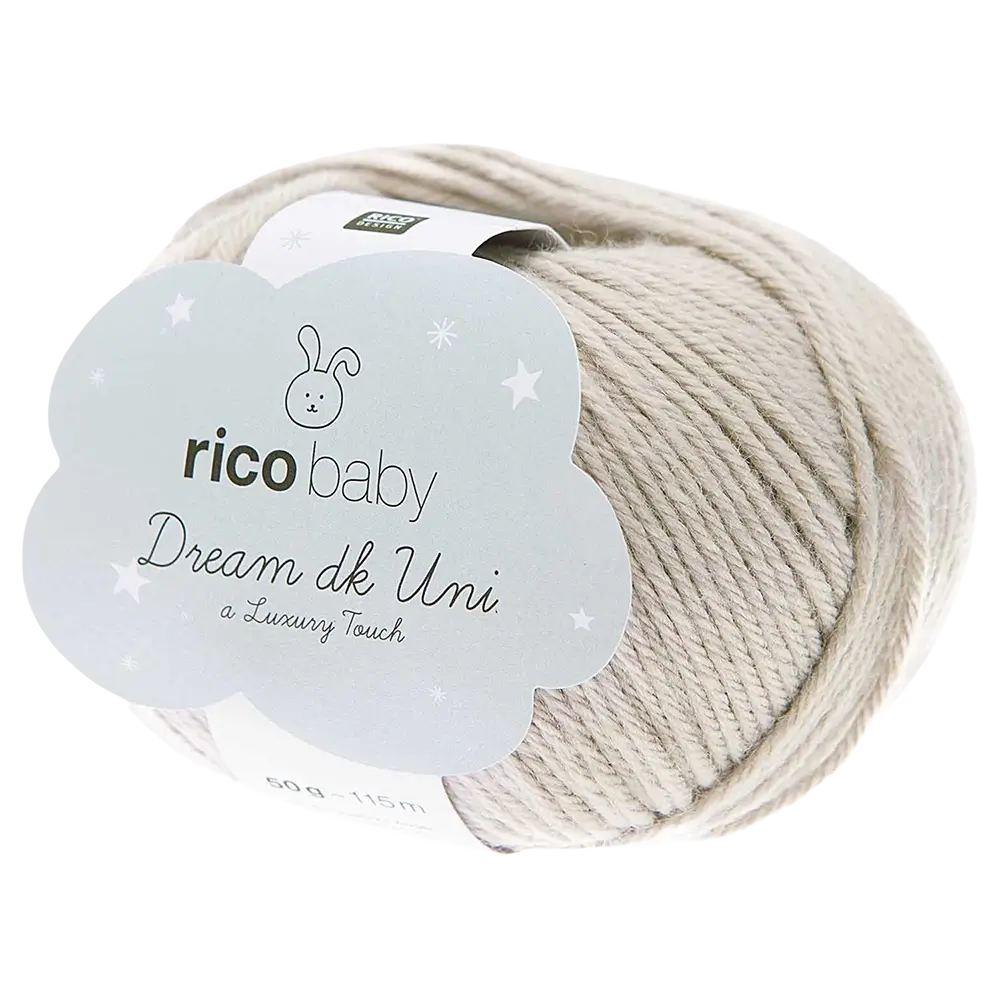 #Farbe_Rico Design Rico Baby Dream Uni | 017 Silbergrau