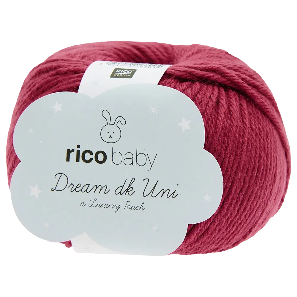 #Farbe_Rico Design Rico Baby Dream Uni | 019 Bordeaux