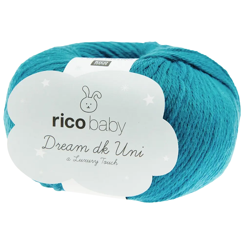 #Farbe_Rico Design Rico Baby Dream Uni | 021 Petrol