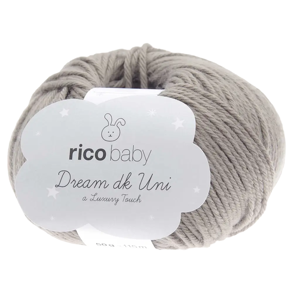 #Farbe_Rico Design Rico Baby Dream Uni | 026 Taupe