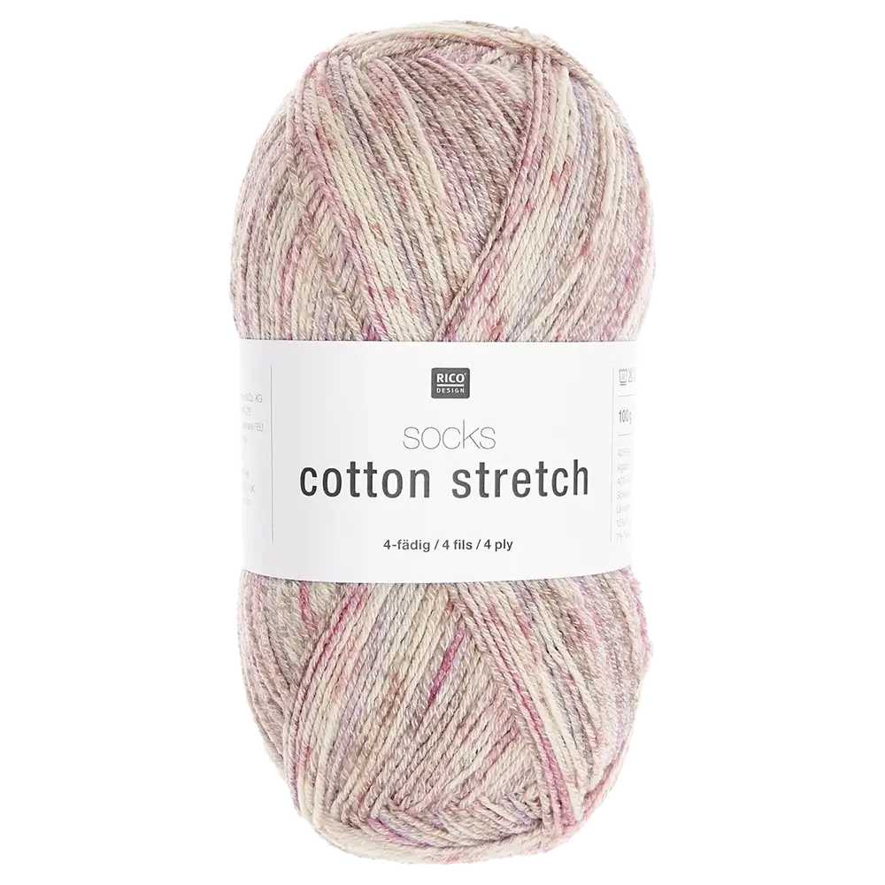 #Farbe_Rico Design Socks Cotton Stretch | 003 Mauve