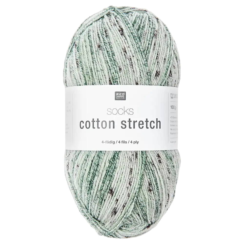 #Farbe_Rico Design Socks Cotton Stretch | 011 Aloe