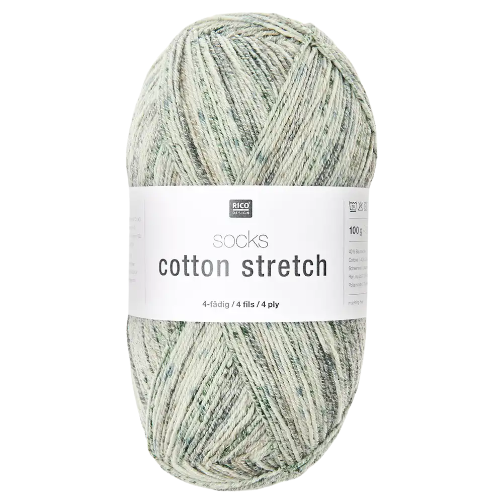 #Farbe_Rico Design Socks Cotton Stretch | 012 Blueberries