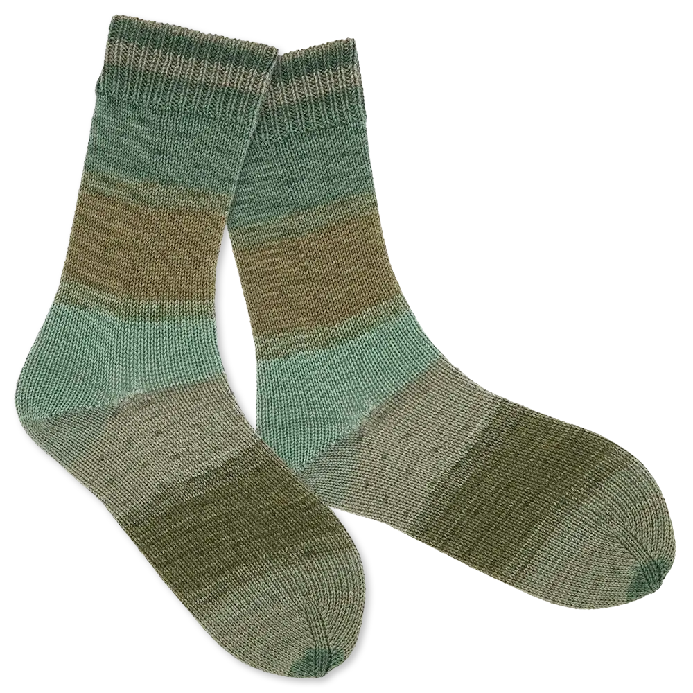 #Farbe_Rico Design Superba Cashmeri Luxury Socks | 026 Oliv Dégradé